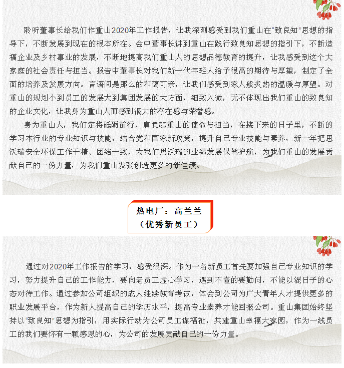 2020年工作会议专题报道：听报告 谈体会（五）90