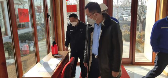 集团公司检查防疫工作84