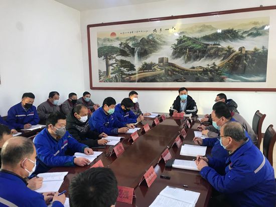 鲁蒙公司召开工作会议56