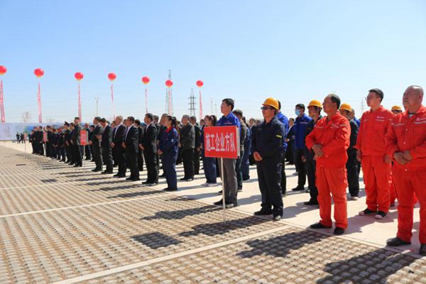 鹏峰化工参加左旗2020年重点项目集中开复工仪式63