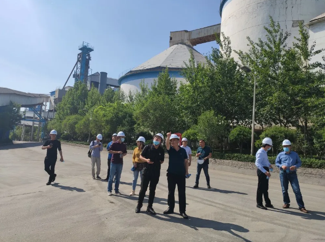 济南大东环高速项目到鲁中水泥参观考察80