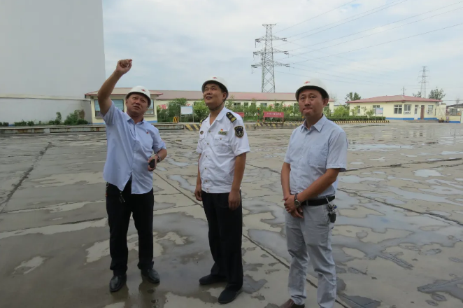 河北省大气污染防治督导组 到黄骅三阳检查指导工作45