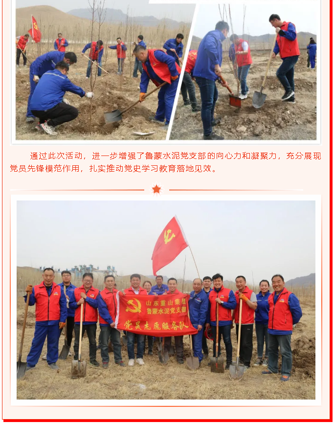 鲁蒙水泥党支部开展植树活动42