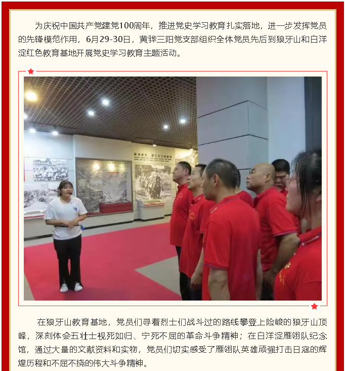 传承红色基因 赓续红色血脉  ——黄骅三阳党支部开展党史学习教育主题活动 90
