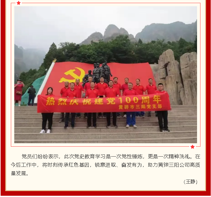 传承红色基因 赓续红色血脉  ——黄骅三阳党支部开展党史学习教育主题活动 90