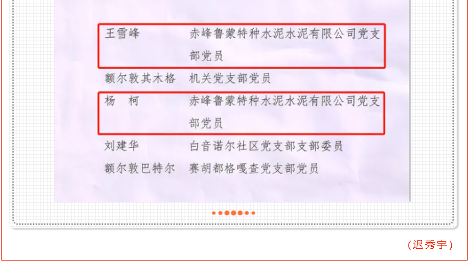 鲁蒙水泥党支部王雪峰、杨柯被评选为学习强国“学习标兵”称号98