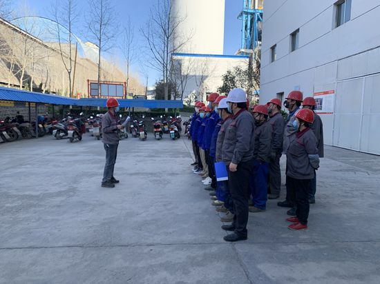 鲁中水泥开展消防应急预案演练活动